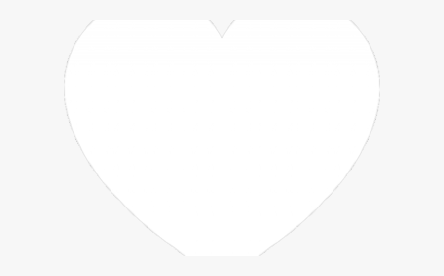 White Hearts Cliparts - Circle, Transparent Clipart