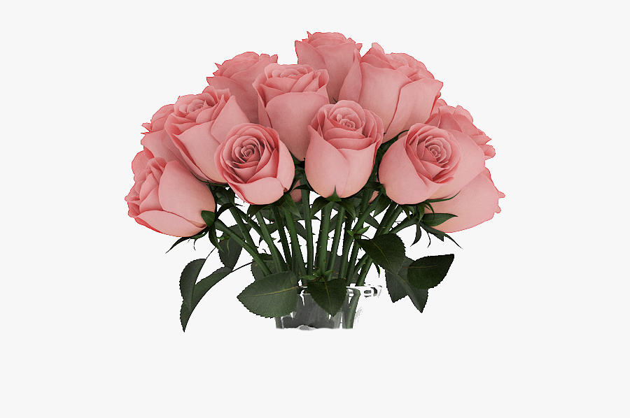 Garden Roses Flower Bouquet, Transparent Clipart