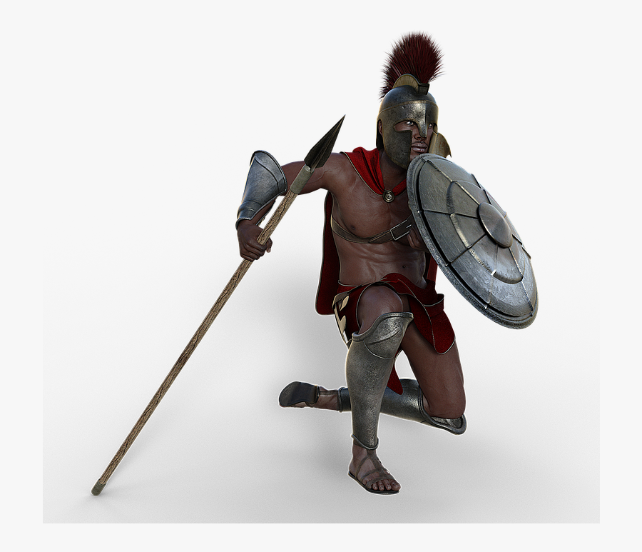 Soldier, Sparta, Antique, Man, Fighter, Warrior, Spear - Spartan Warrior Png Transparent, Transparent Clipart