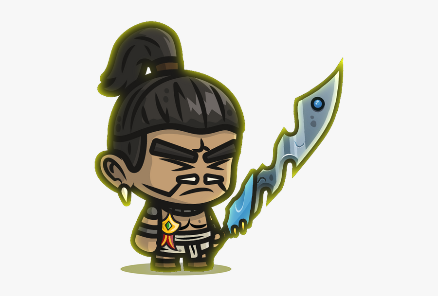 Spartan Chibi, Transparent Clipart