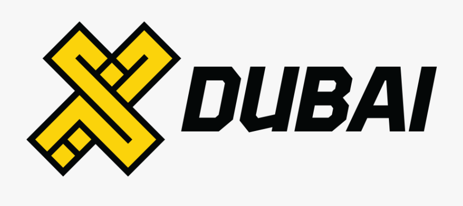 X Dubai Logo, Transparent Clipart