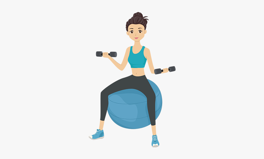 Personal Trainer Marketing - Clipart Gymnastikball, Transparent Clipart