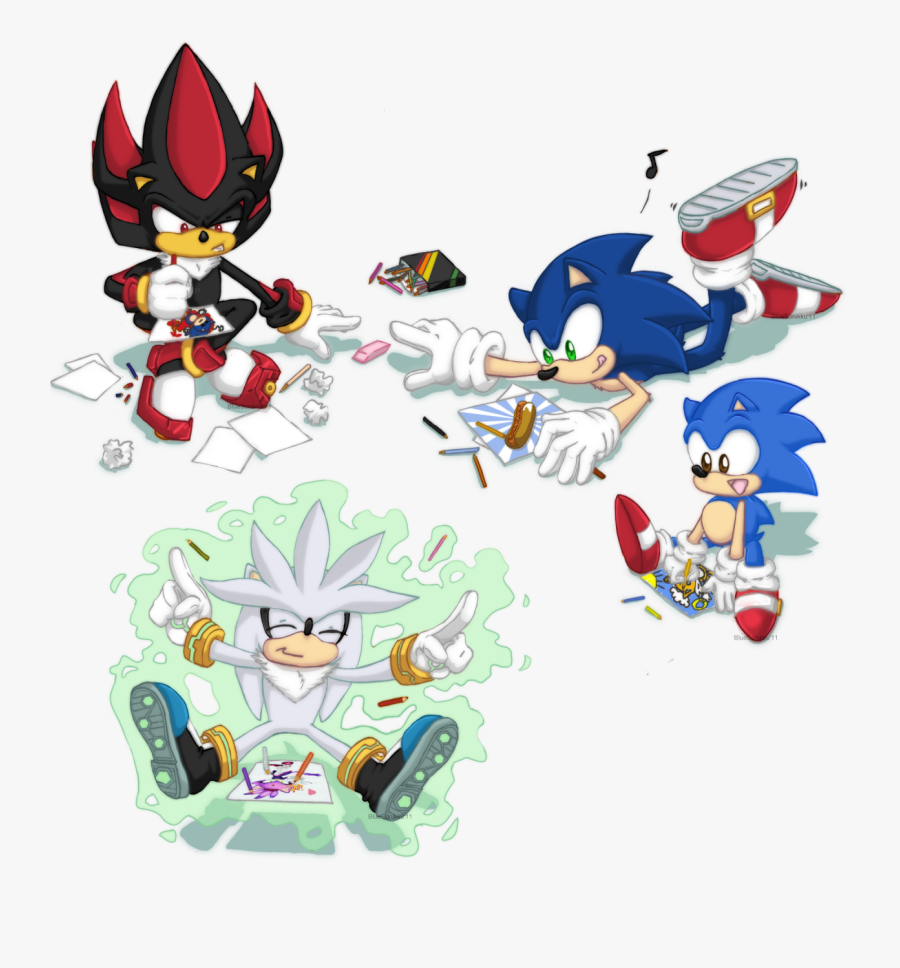 Transparent Classic Sonic Png - Sonic The Hedgehog Drawings, Transparent Clipart