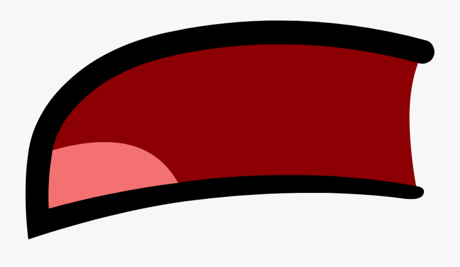 Group Of All Mouths - Bfdi Mouth Frown, Transparent Clipart