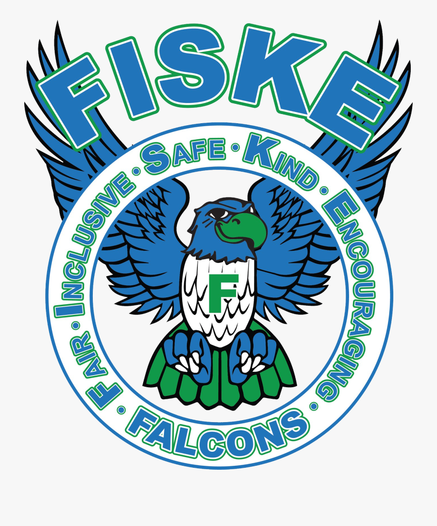 Fiske Falcon Mascot - Joseph E Fiske Elementary School, Transparent Clipart