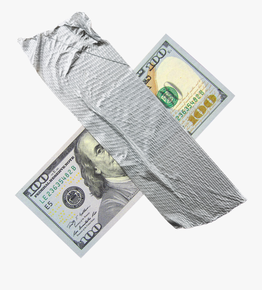 Transparent 100 Dollar Bill Png - Transparent Background Duct Tape Png, Transparent Clipart
