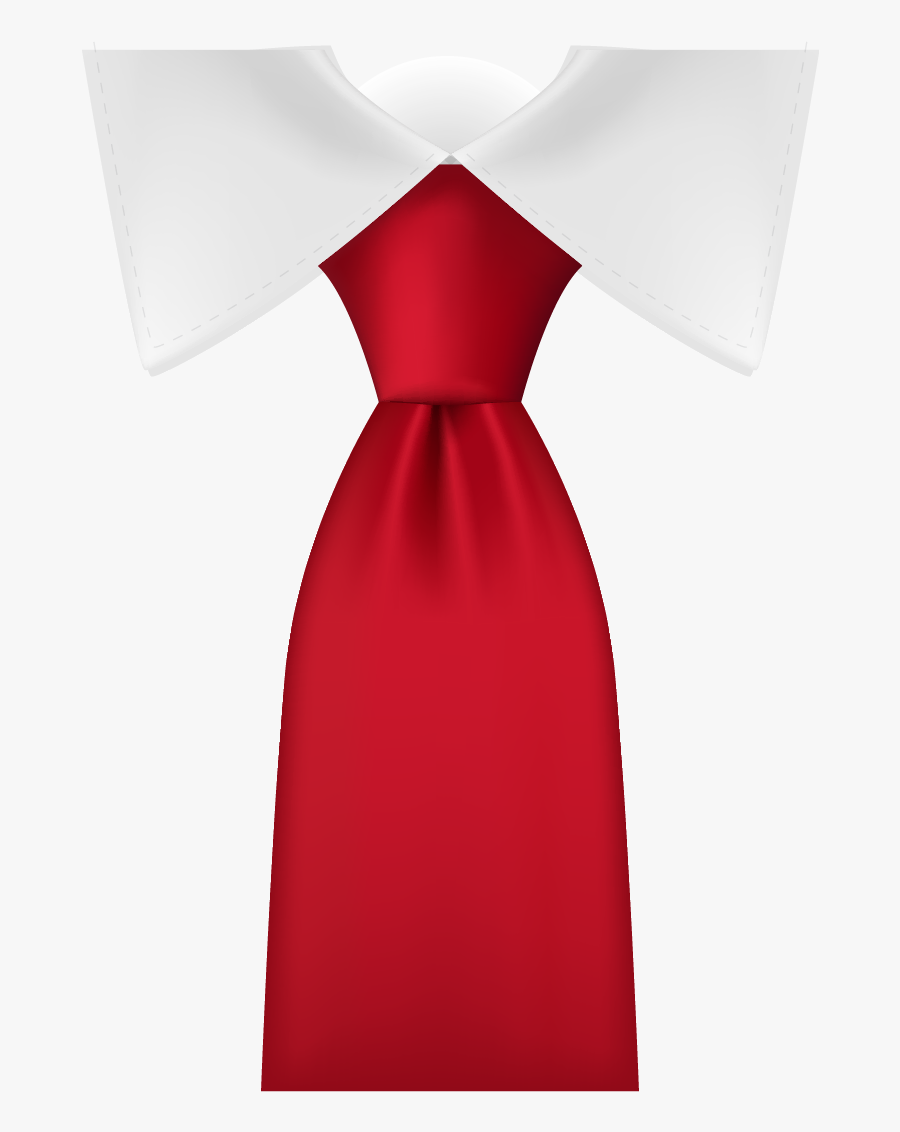 Necktie Satin Red - Satin, Transparent Clipart