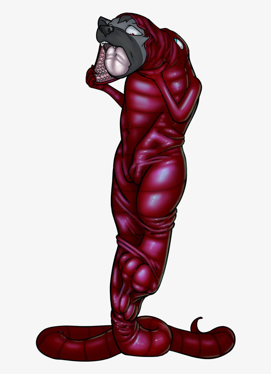 Red Leech And Aku - Illustration, Transparent Clipart