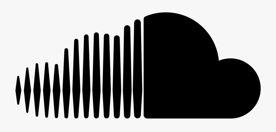 Soundcloud Icon Png - Soundcloud Logo Black And White, Transparent Clipart