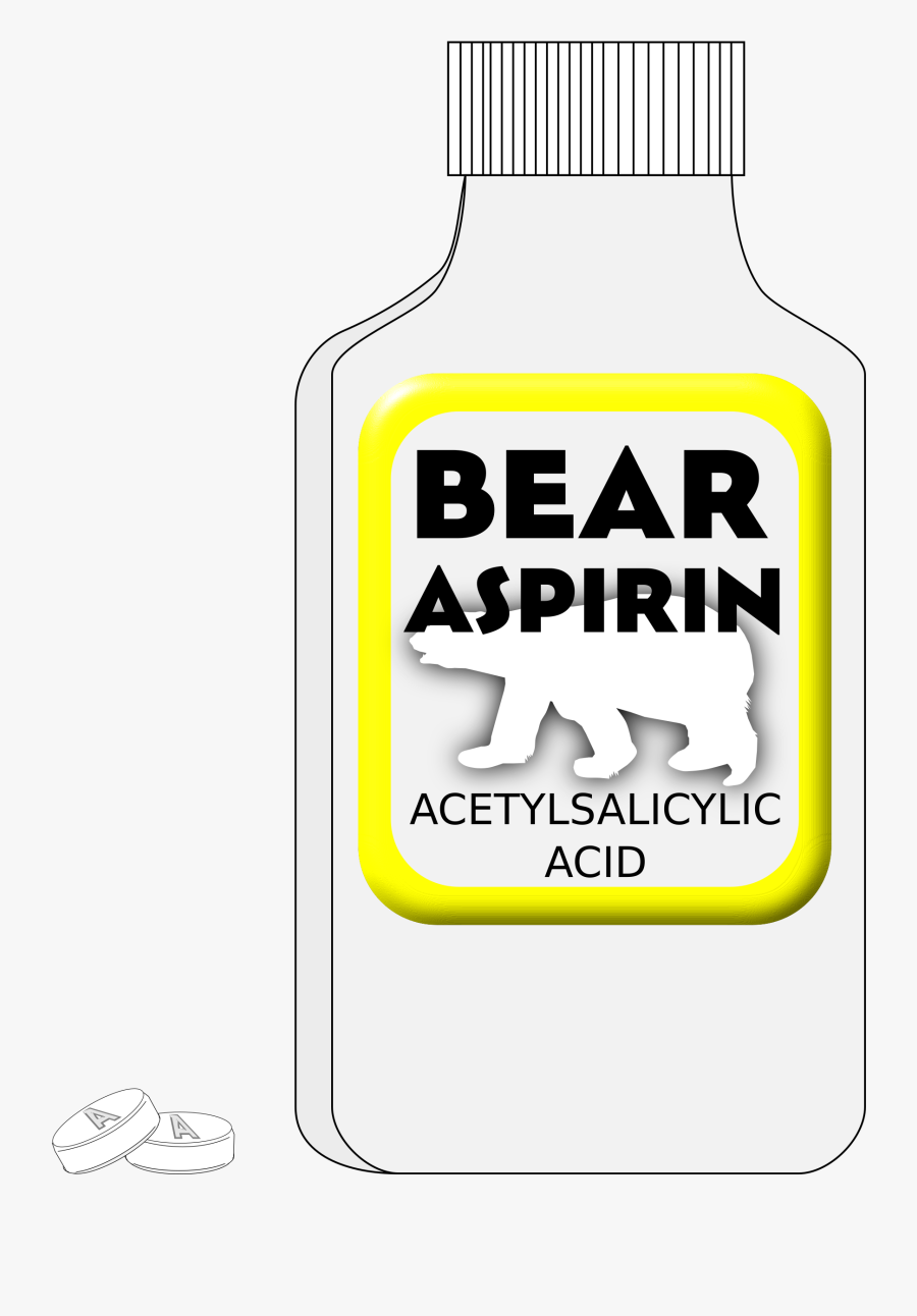 Transparent Pill Bottle Clipart - Bottle, Transparent Clipart
