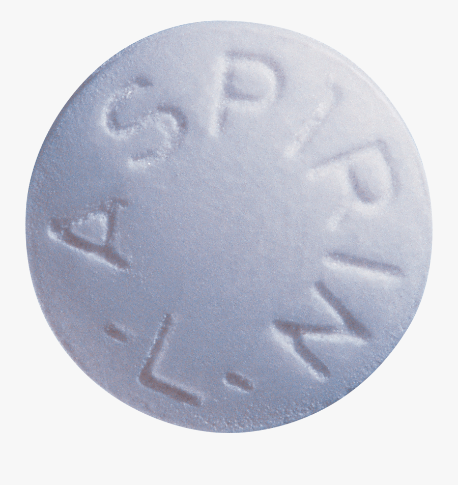 Aspirin Tablet Generic Drug Nonsteroidal Anti-inflammatory - Round Pill Transparent Background, Transparent Clipart