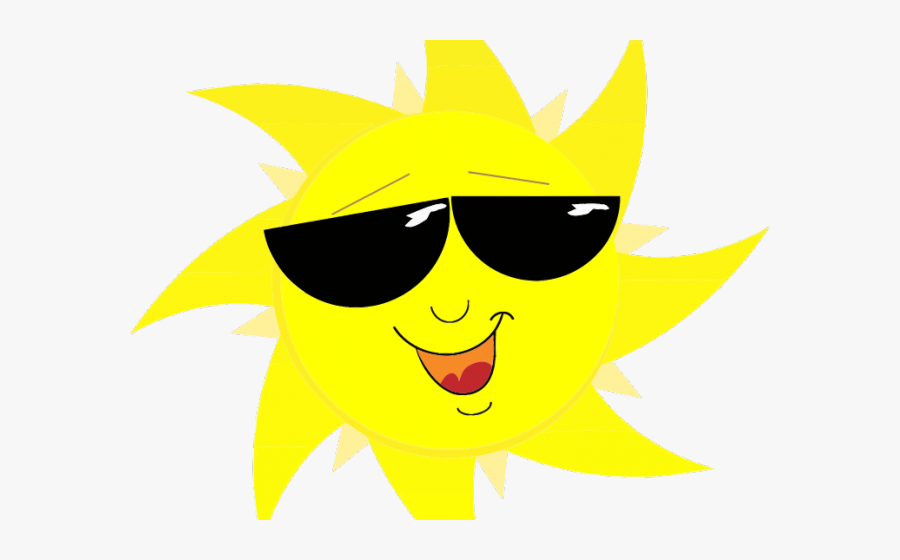 Sunglasses On The Sun, Transparent Clipart