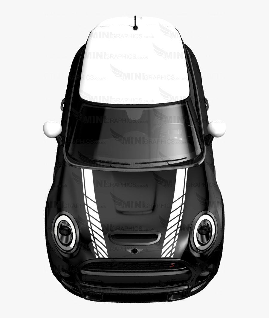 Transparent Mini Cooper Clipart - Black Mini Cooper Checkered, Transparent Clipart