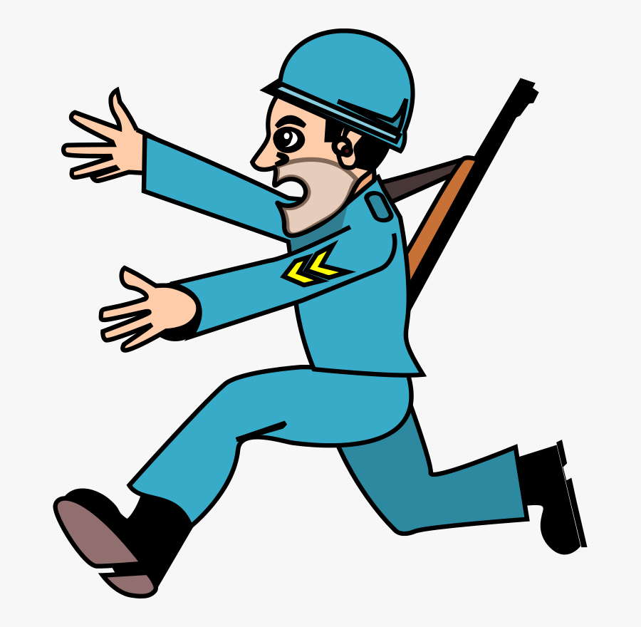 Collection Of Cartoon Soldiers - Retreat Clipart, Transparent Clipart