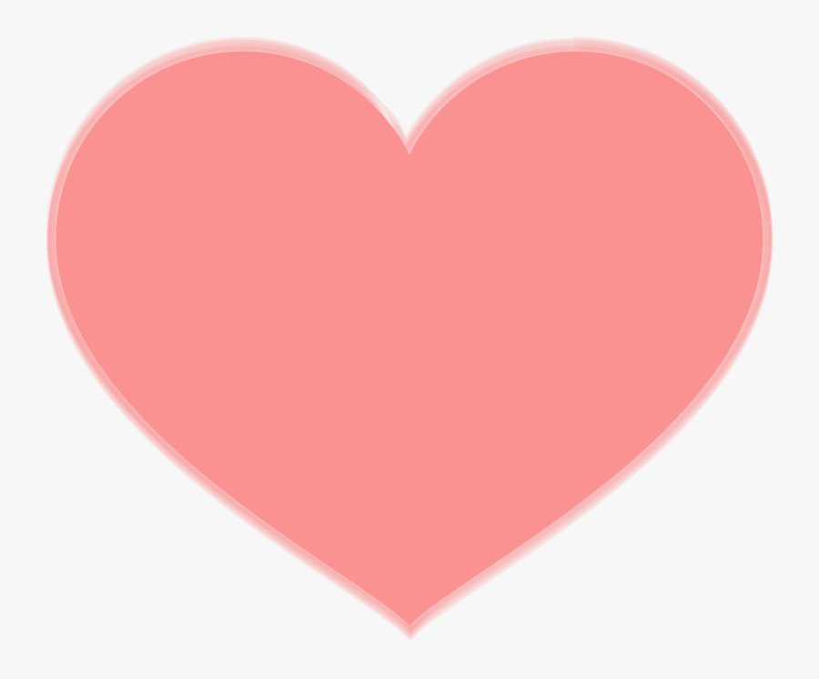 Transparent Orange Heart Png - Pink Heart Clipart No Background, Transparent Clipart