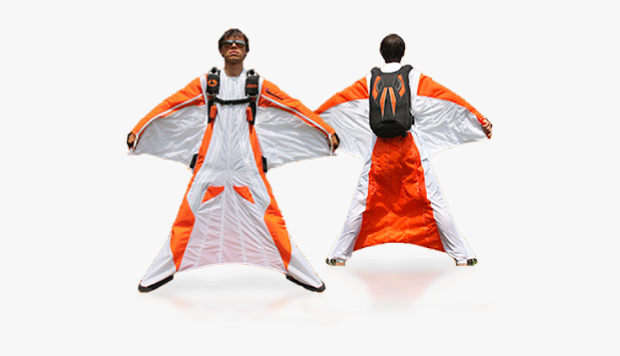 Skydiving Clipart Base Jumping - Wingsuit Flying Equipment, Transparent Clipart