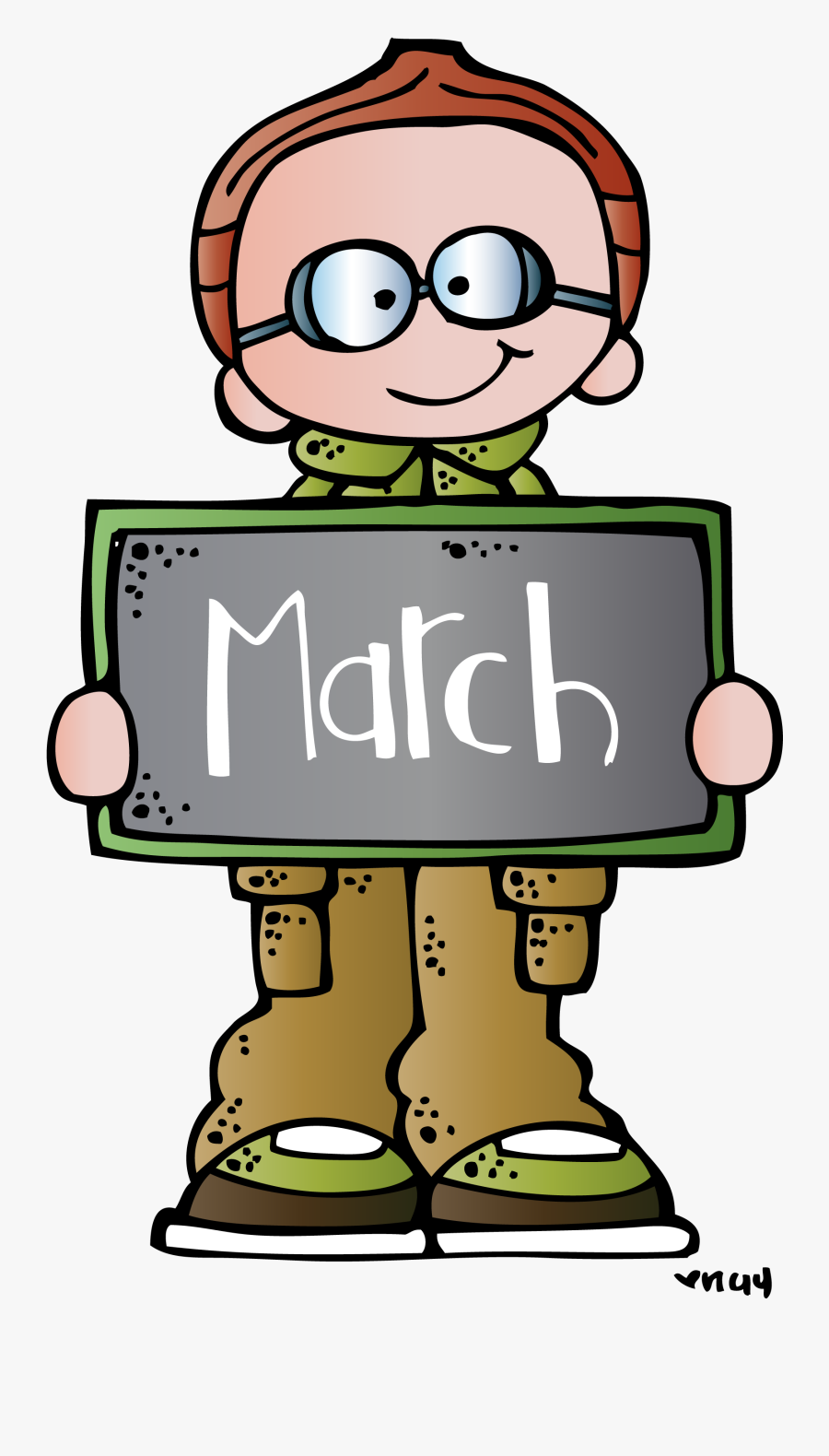 March Themes - March Melonheadz Clip Art, Transparent Clipart