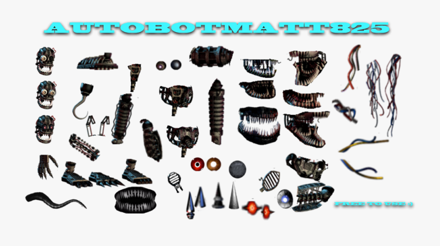 Transparent Trilobite Clipart - Five Nights At Freddy's Endoskeleton Parts, Transparent Clipart