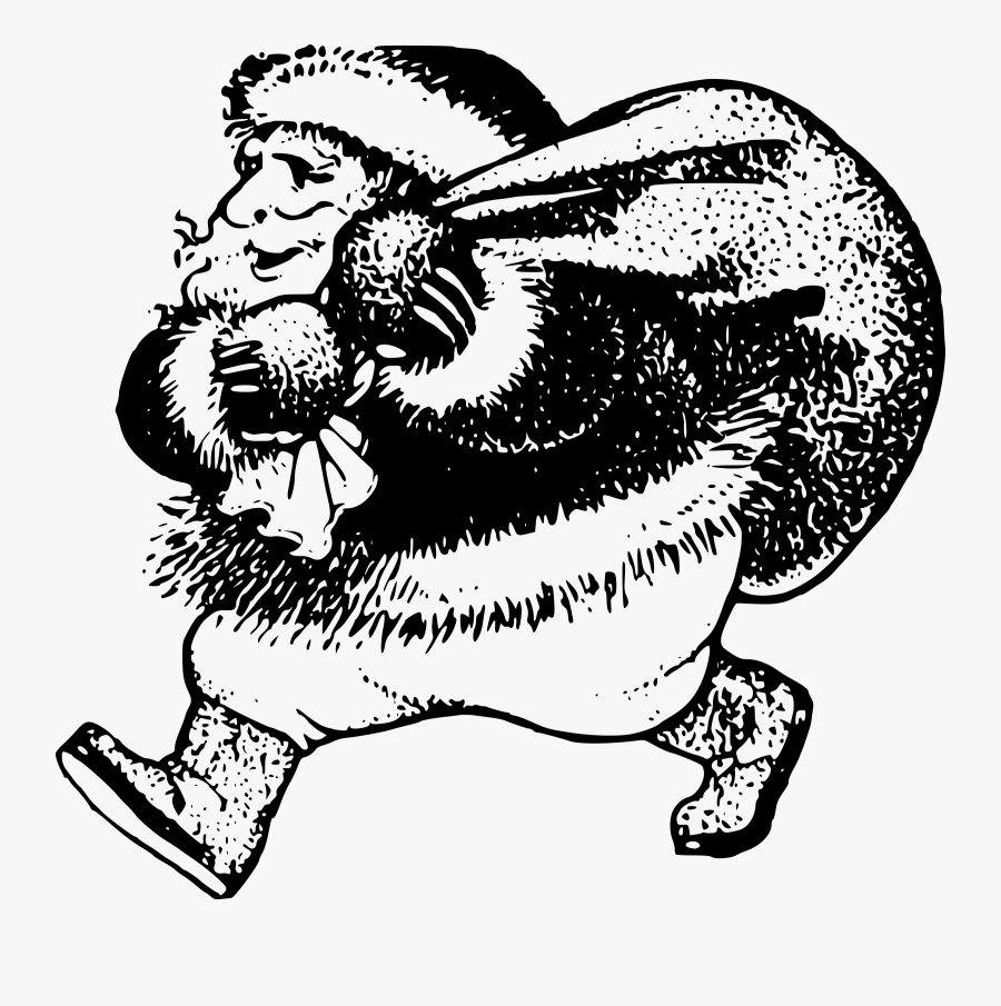 Short Clipart Fat - Santa Claus, Transparent Clipart