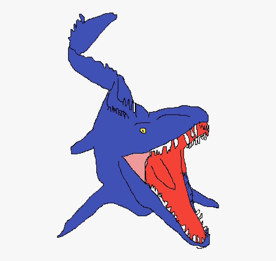 New Mosasaurus Base, Transparent Clipart