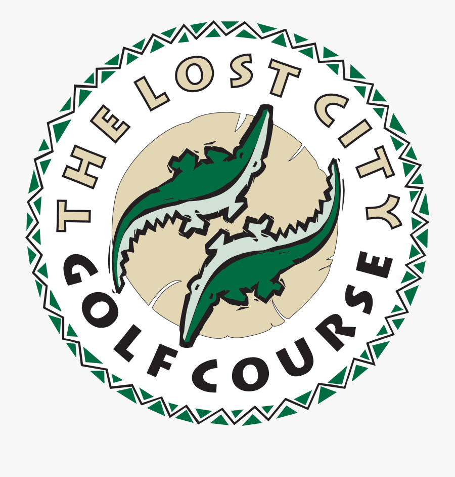 Golfer Clipart Golf Green - Lost City Golf Course Logo, Transparent Clipart