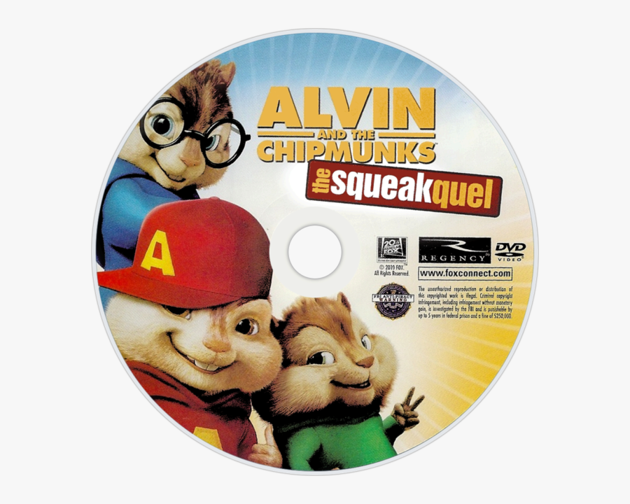 Transparent Alvin And The Chipmunks Png - Alvin And The Ci Chipmunks The Squeakquel Dvd, Transparent Clipart