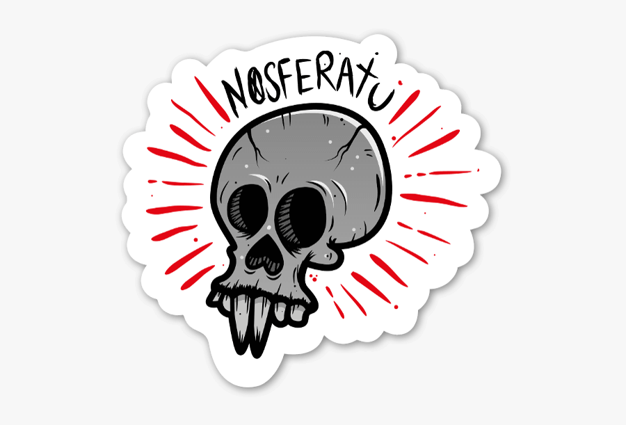 Baker2d Nosferatu Sticker, Transparent Clipart