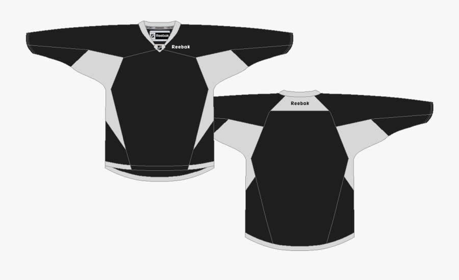 Jersey Vector Shirt Nike - Black Hockey Jersey Template, Transparent Clipart