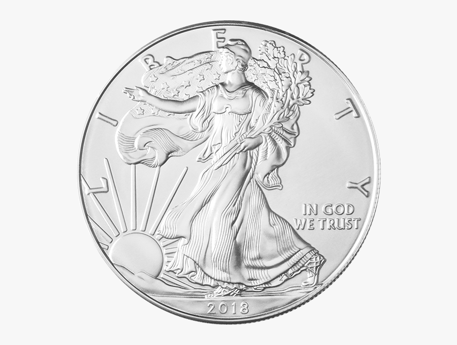 Silver Eagle Png - 2019 American Silver Eagle, Transparent Clipart