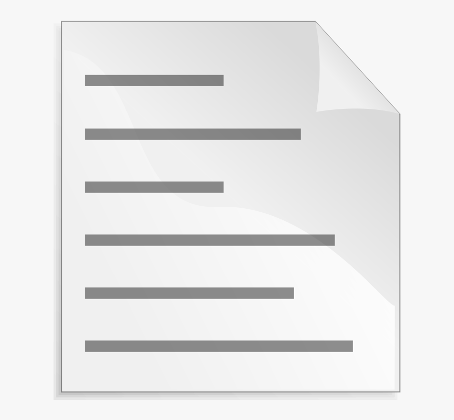 Text Page Icon - Envelope, Transparent Clipart