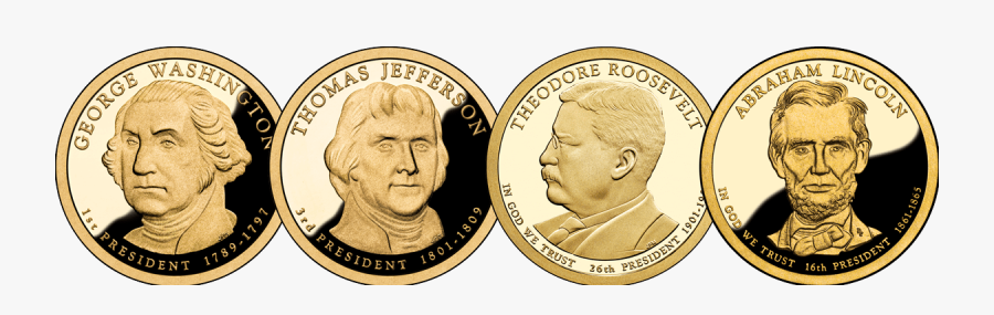 Clip Art Collecting Small Dollars Presidential - Thomas Jefferson, Transparent Clipart