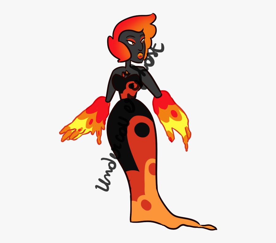 Pillow Lava By Ghostlymoon-adopts - Lava Gemsona, Transparent Clipart