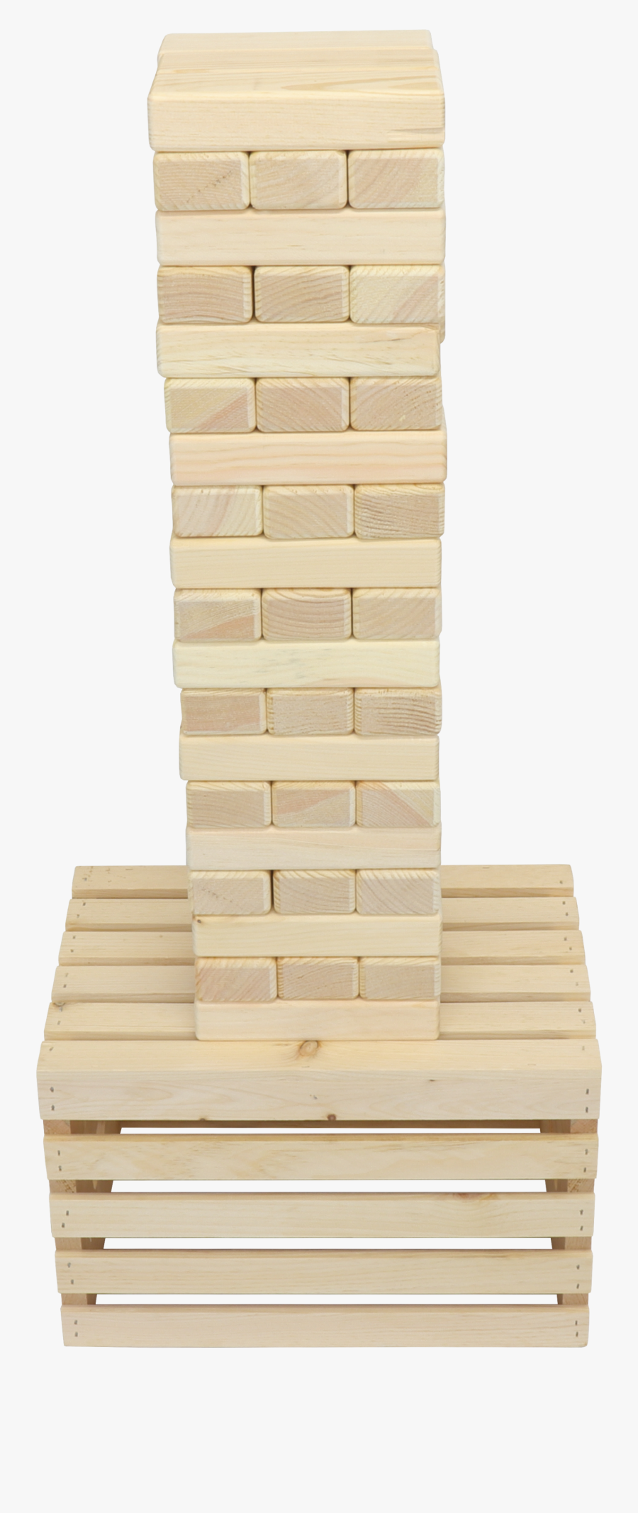 Shaky Timbers Block Stacking Game - Plywood, Transparent Clipart