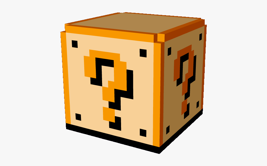 Bit Question Block - Super Mario Coin Block, Transparent Clipart