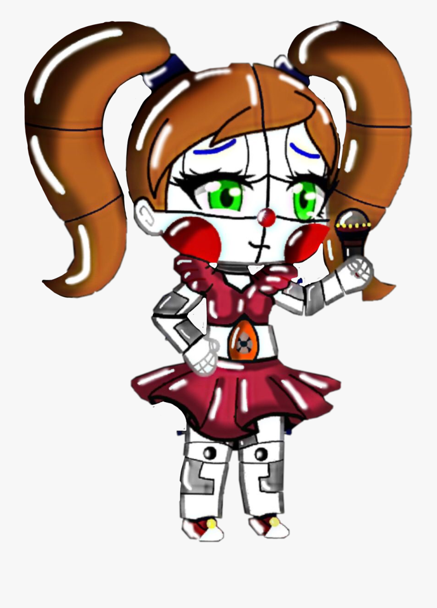 #baby #fnaf #gacha #gachalife #edited #sisterlocation - Sister Location Gacha Life, Transparent Clipart