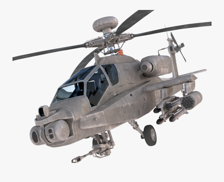 Helicopter Png - Ah 64 Longbow Model, Transparent Clipart
