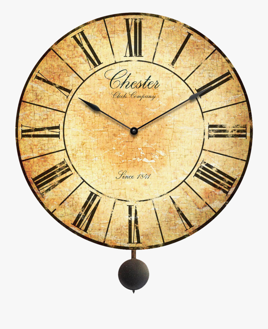 Transparent Old Clock Clipart - Clock Vintage Png, Transparent Clipart