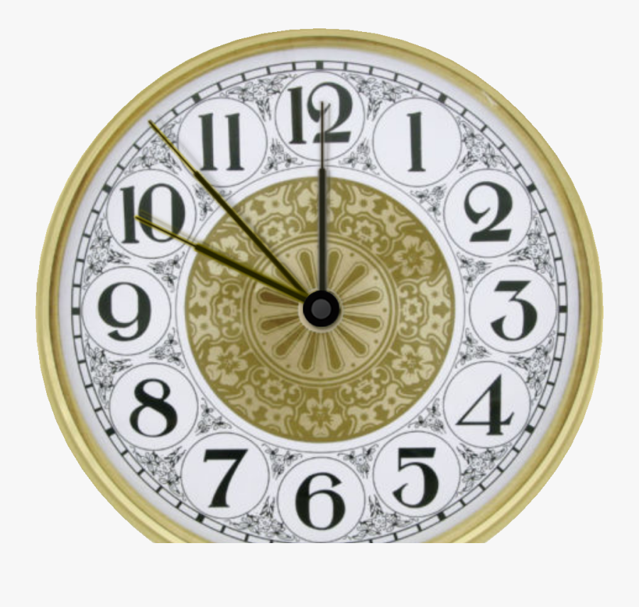 Transparent Clock Face Png - Round Metal Clock Dials 6 Inch, Transparent Clipart
