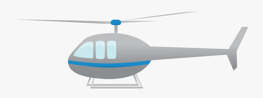 Blue Helicopter Png, Transparent Clipart