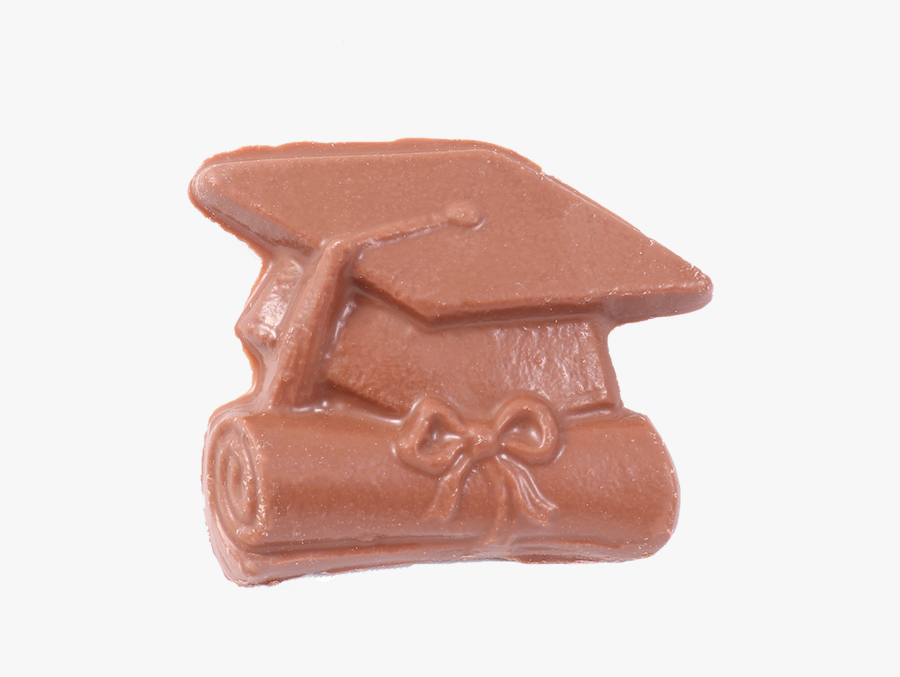 Graduation Cap & Scroll Mold - Chocolate, Transparent Clipart
