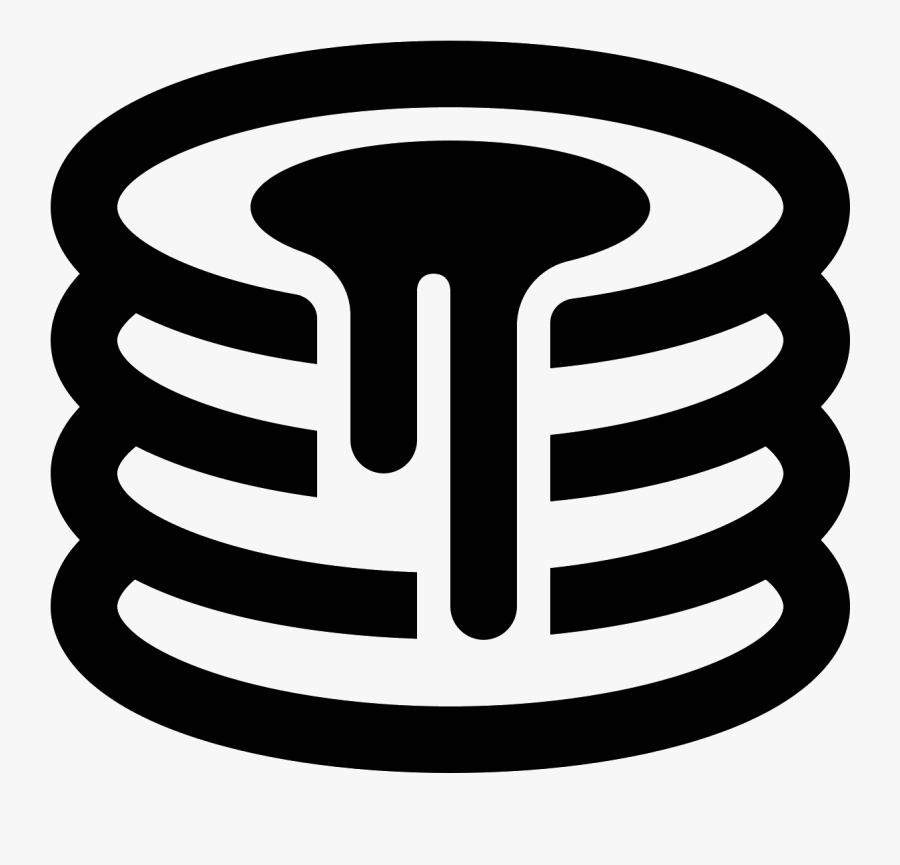 This Looks Like A Stack Of Four Pancakes - Pancake, Transparent Clipart