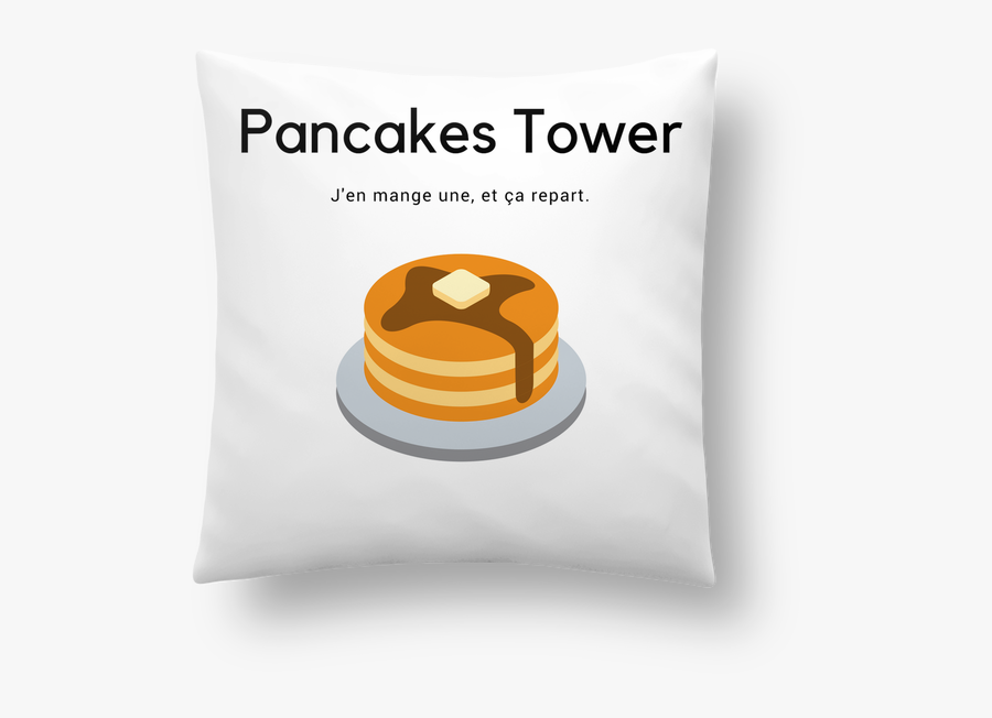 Clip Art Pancake Tower - Throw Pillow, Transparent Clipart