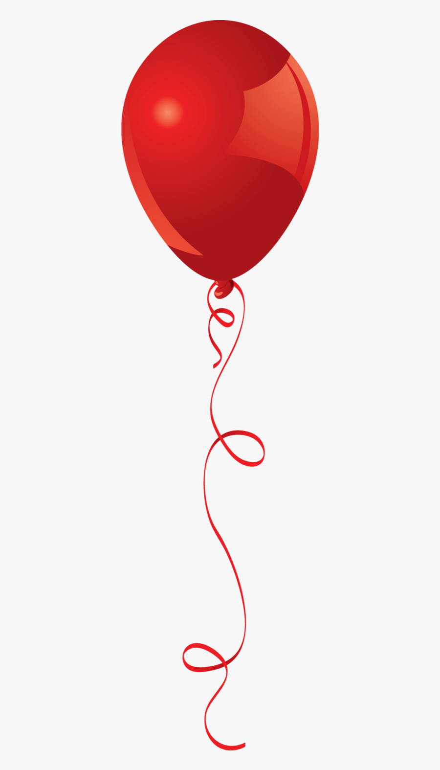 Balloon - Real Red Balloon Transparent, Transparent Clipart