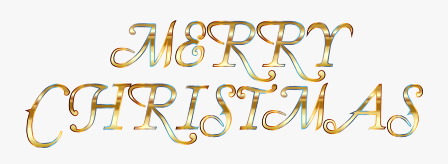 Merry Clipart Party - Merry Christmas No Background, Transparent Clipart