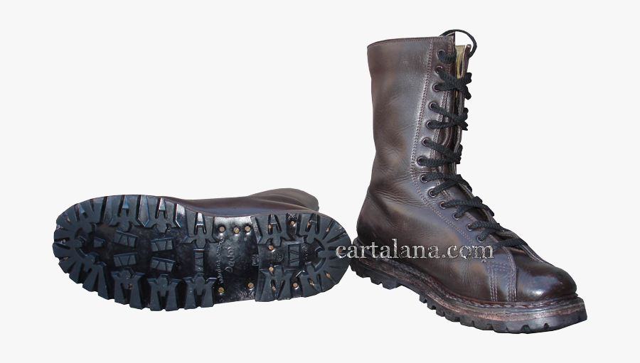 Italian Army Boots, Transparent Clipart