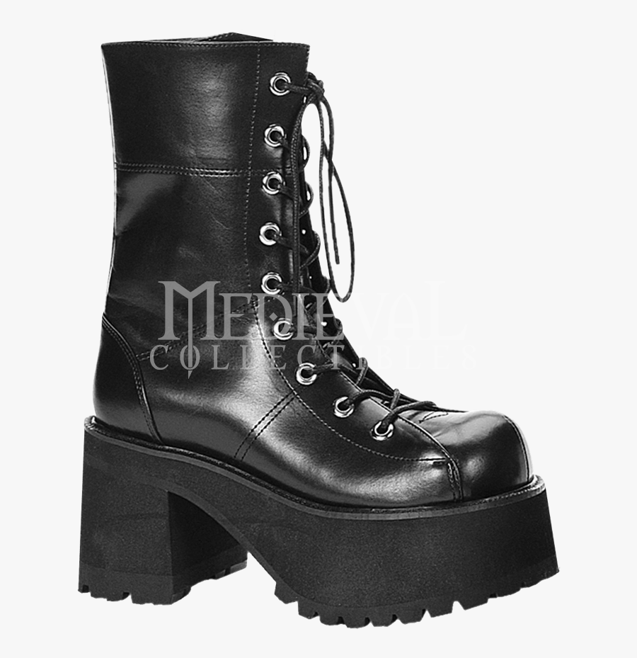 Transparent Boot Platform - Plateau Boots Gothic, Transparent Clipart