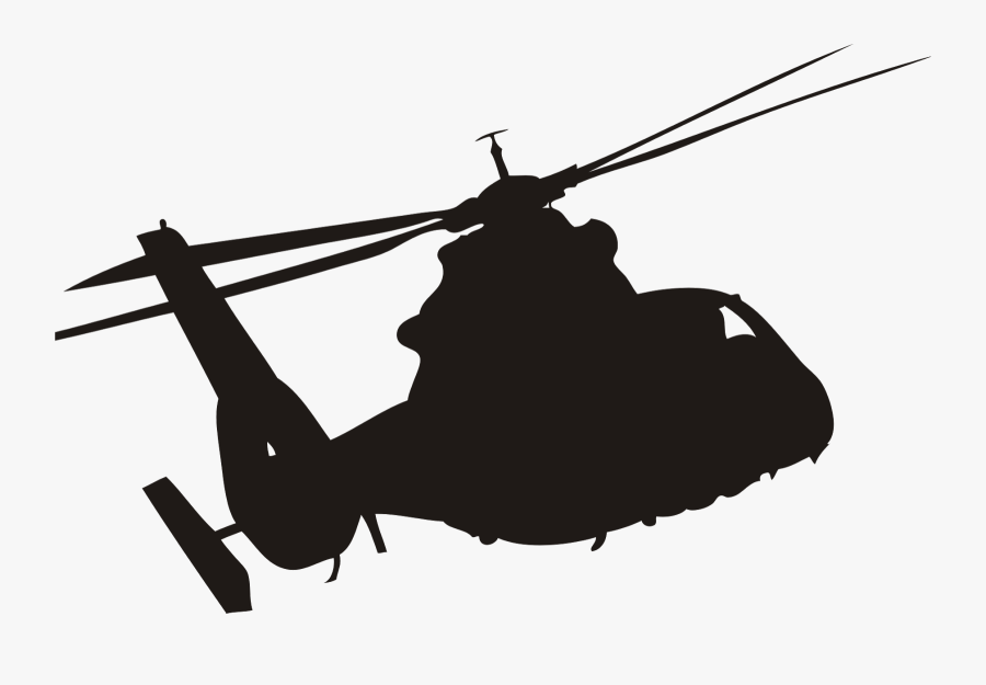 Military Helicopter Boeing Ah 64 Apache Sikorsky Uh - Helicopter Silhouette...