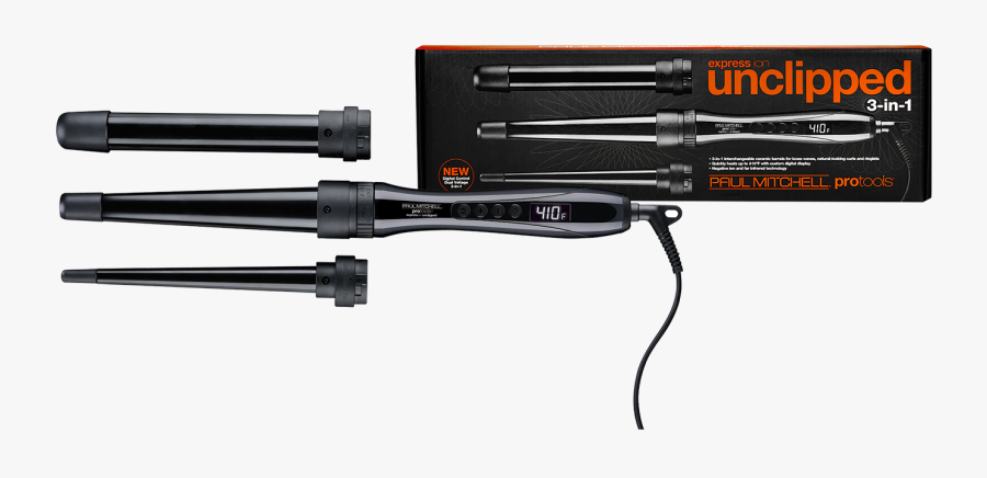 Transparent Curling Iron Png - Ferro 3 En 1 Paul Mitchell, Transparent Clipart