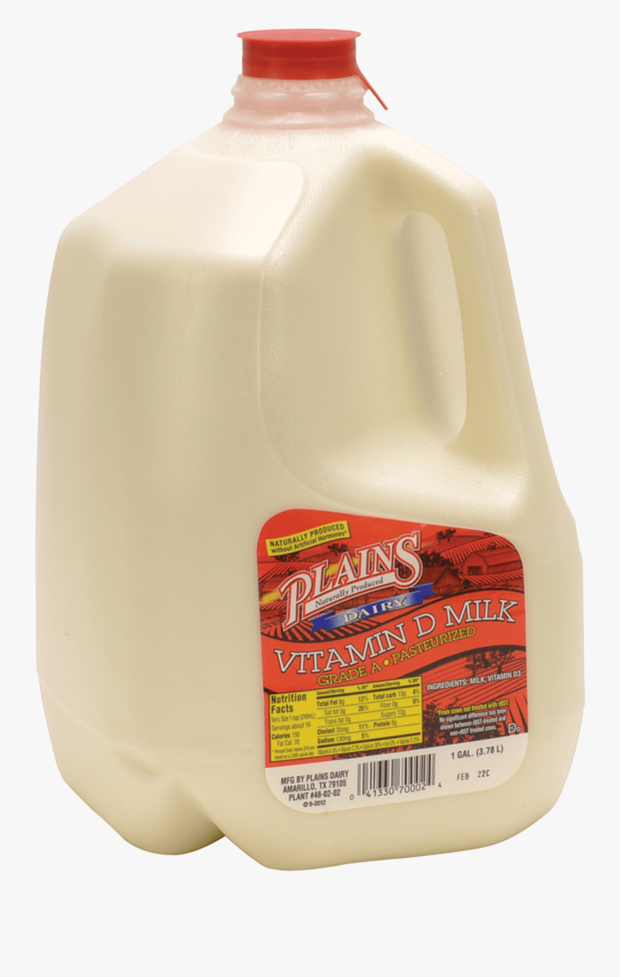Allsups Milk - Plains Dairy Milk, Transparent Clipart