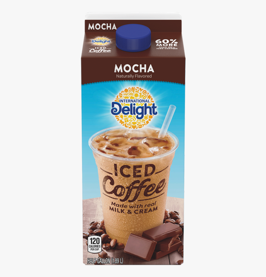 Mocha Flavored Iced Coffee - International Delight Mocha Iced Coffee, Transparent Clipart